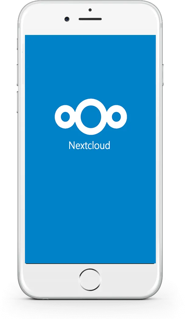 Mobile screen showing PermaFiles secure cloud storage service with features like fast NVMe performance, Nextcloud encryption, instant previews, ISO 27001 certified European datacenters, and options to view plans or get a free account.